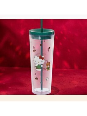 ⭐️ Starbucks | Hello Kitty 24oz Acrylic Cold Cup – Holiday Collection 2025 ⭐️